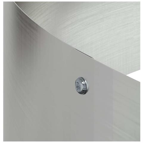 Vaso da giardino Argento 120 x 120 x 20 cm Acciaio zincato - Foto 9