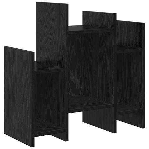 Mobile laterale Rovere nero 60 x 26 x 60 cm Legno multistrato - Foto 1