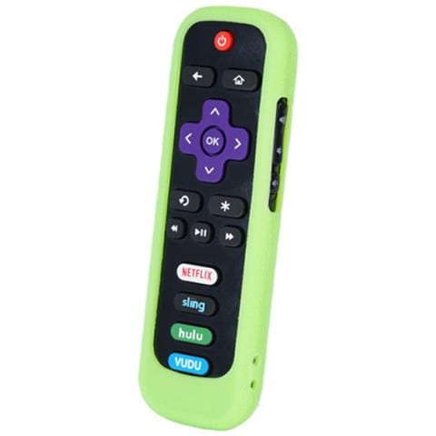 Custodia Protettiva In Silicone Compatibile Con Telecomando Tcl Roku 280 - Antishock E Antiscivolo Green - Foto 1