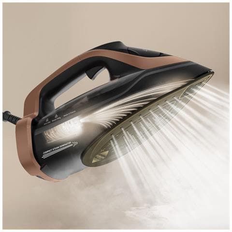 Ultimate Power Pro FV9E50 Ferro da stiro a secco e a vapore Durilium AirGlide Autoclean soleplate 3200 W Nero, Rame - Foto 11