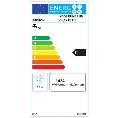 Scaldabagno Elettrico Muro Lydos Dune R 80 litri Classe C 1,5 kW 2021 - Foto 6