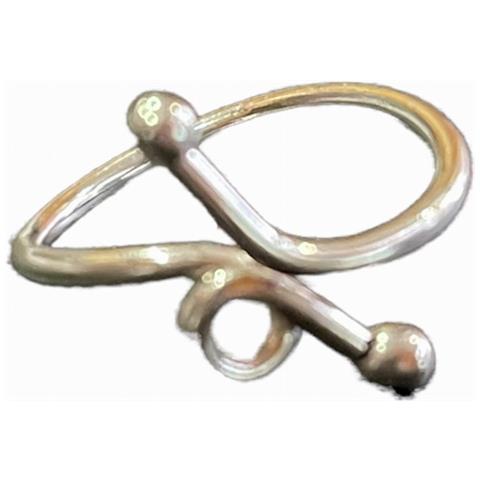 Anello ""miso"", Placcato Argento - Foto 1