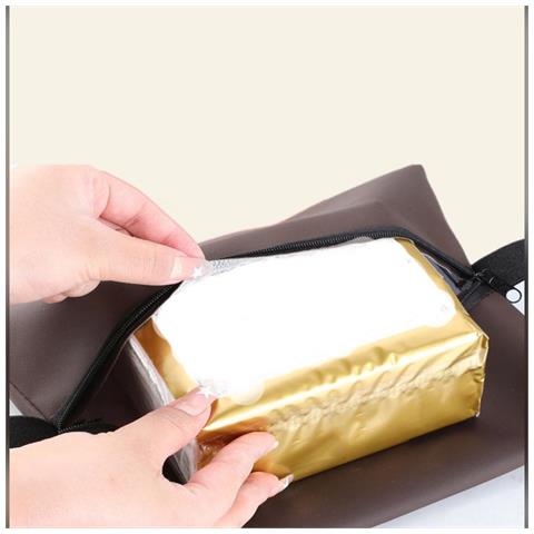 Porta Fazzoletti In Pelle Di Lusso Per Auto - Elegante Accessorio Interno Auto White - Foto 5