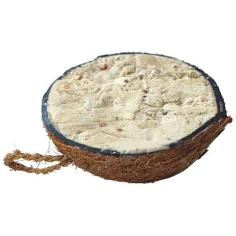 Mangime Uccelli Selvatici  Mezza Noce Di Cocco Con Arachidi  Cibo Per Uccelli - Foto 1