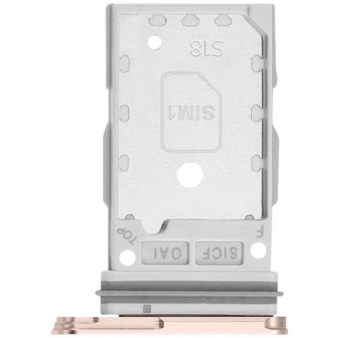Cassetto Sim Originale Per Galaxy S25 / S25 Plus Dual Nano Sim, Rosa Champagne - Foto 1