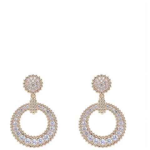 Orecchini a Goccia Circolari Color Oro - Foto 5