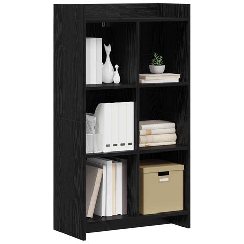 Libreria Rovere Nero 59 x 30 x 111 cm Legno ingegnerizzato - Foto 2