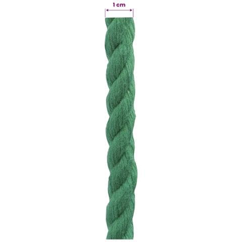 Corda di Cotone 10 mm 25 m Verde 100% Cotone - Foto 6