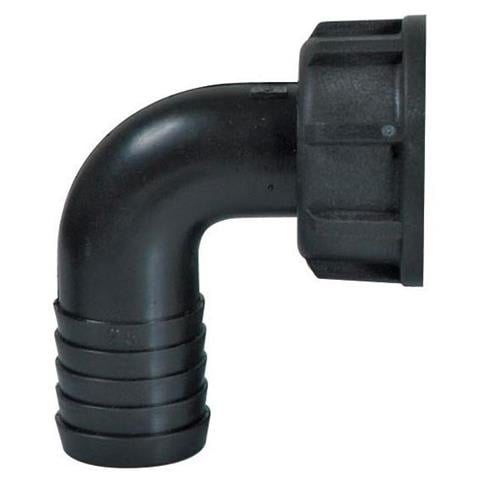PRRAC1X25C Raccordo Scanalato Gomito Plastica 1" / 25 - Foto 1