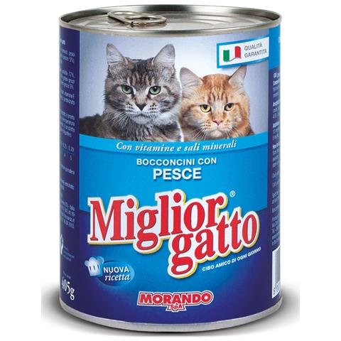 405 Gr. Umido Bocc. pesce - Cibo Per Gatti - Foto 1