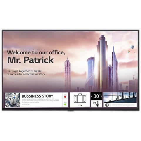 49UH5F-H visualizzatore di messaggi Pannello piatto per segnaletica digitale 124,5 cm (49") IPS Wi-Fi 500 cd /m² 4K Ultra HD Nero Processore integrato WebOS 24/7 - Foto 1