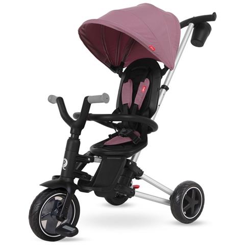 Triciclo Nova Corallo Pieghevole, Evolutivo, Seduta Reversibile, Reclinabile, Freni 500.01 - Foto 1