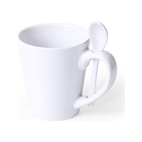 Cottura Bigbuy Tazza Con Cucchiaino (350 Ml) 145.184. - Foto 1