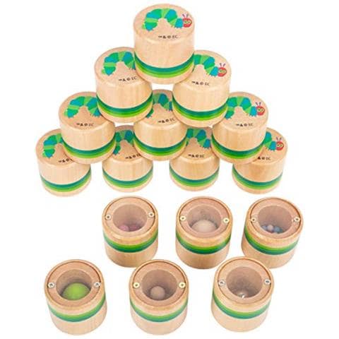 Piccolo Piede-11433 Bruco Maisazio Memo Uditivo Piccolo Footmemory Di Ascoltogioco Sensoriale In Scatolette Di Legno, 16 Pezzi Giocattolimulticolore11433 - Foto 1