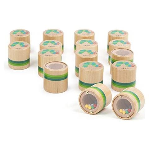 Piccolo Piede-11433 Bruco Maisazio Memo Uditivo Piccolo Footmemory Di Ascoltogioco Sensoriale In Scatolette Di Legno, 16 Pezzi Giocattolimulticolore11433 - Foto 5