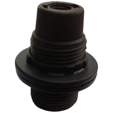 71.115 Filettato E14 Lampadina Presa Con 2 Rings Black - Foto 1