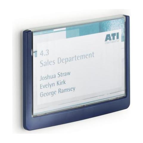 Targa Click Sign Blu - Foto 1