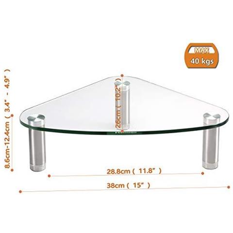 Monitor Stand Riser Triangolo Risparmiare Spazio Sulla Scrivania Dangolo Stand For Computer Notebook Hd01t-003p - Foto 2
