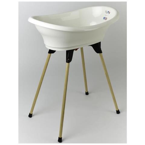 Vasca Kit Vasco Bianco Mughetto: Vasca + Piedini + Tubo Di Scarico - Foto 1