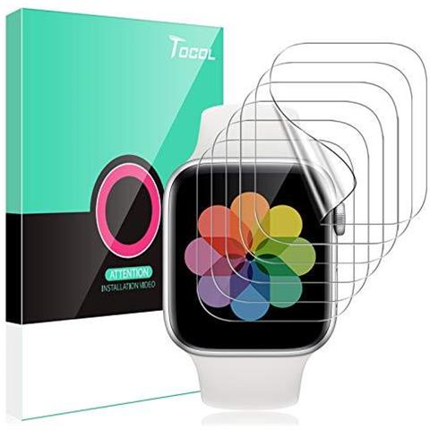lo 6 Schermo Pacchetto Protector Per Apple Orologio Serie 654 Se 44 Millimetri E Apple Osservare Serie 321 42 Millimetri Non Glass Dello Schermo Hd Rimuovono Tpu Pellicola Protettiva Per 44 Millimetri Iwatch 42 Millimetri - Foto 1