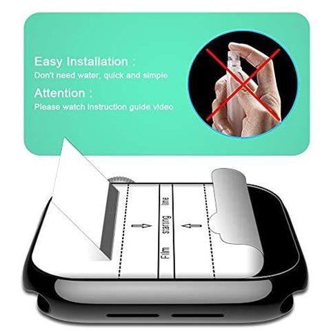 lo 6 Schermo Pacchetto Protector Per Apple Orologio Serie 654 Se 44 Millimetri E Apple Osservare Serie 321 42 Millimetri Non Glass Dello Schermo Hd Rimuovono Tpu Pellicola Protettiva Per 44 Millimetri Iwatch 42 Millimetri - Foto 2