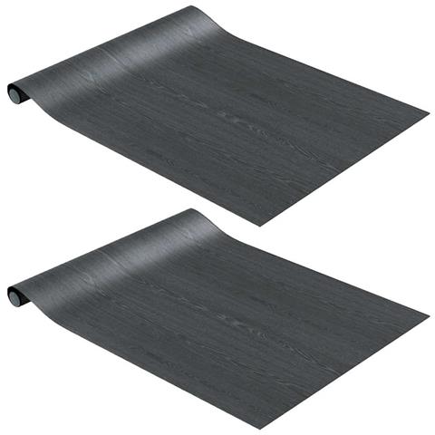 Pellicola Autoadesiva per Mobili 2 pz Naturale 500x90 cm in PVC - Foto 1