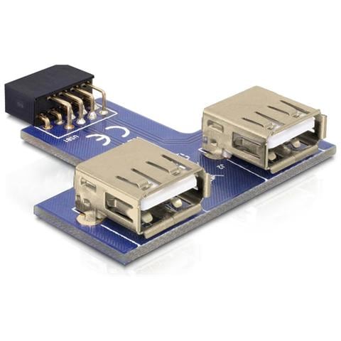 Sdoppiatore Interno 9 Poli 2,54Mm - 2 Porte Usb - Foto 3