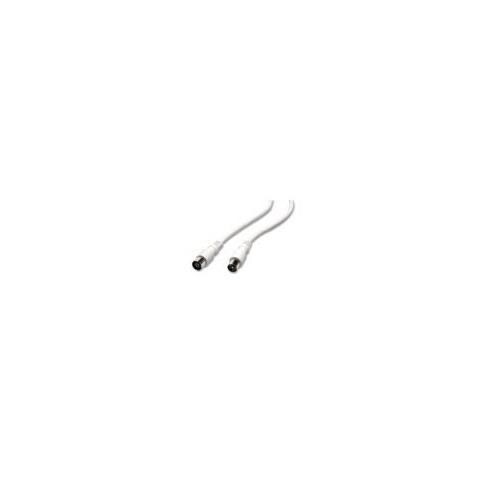 Cavo Prolunga antenna tv 1 spina + 1 presa iec 75 OHM - 5 mt - Foto 3