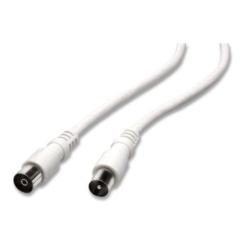 Cavo Prolunga antenna tv 1 spina + 1 presa iec 75 OHM - 5 mt - Foto 2