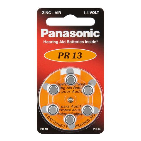 V13 6-BL (PR48 / PR13H) Panasonic, Zinco-aria, Button / coin, 1,4V, 5,4 mm (0.213") , 7,9 mm (0.311") , 7,9 x 7,9 x 5,4 mm - Foto 1