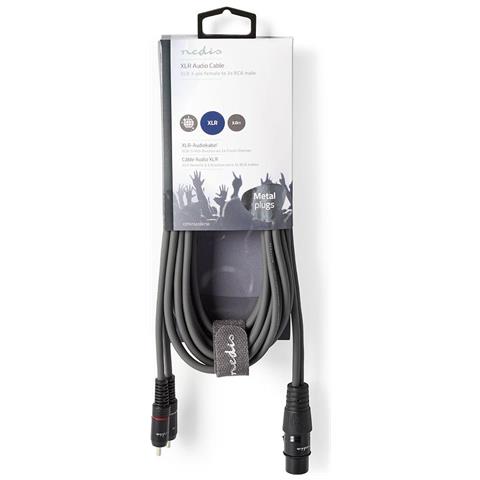 COTH15220GY30 cavo audio 3 m XLR (3-pin) 2 x RCA Grigio - Foto 2