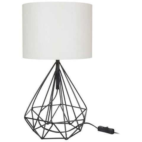 Lampada Da Tavolo Ufficio Scrivania Pena Nero Bianco Mdl4268 - Foto 2