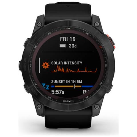 Smartwatch Fenix 7X Solar Display 1.4" MIP 51 mm Digitale l Touch screen Wi-Fi GPS Colore Grigio - Foto 2