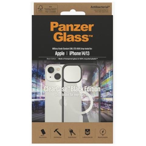 Clearcase Custodia Per Cellulare 15,5 Cm (6.1"") Cover Nero, Trasparente - Foto 2