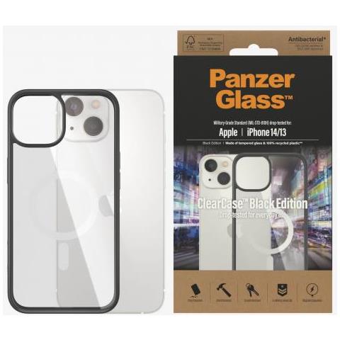 Clearcase Custodia Per Cellulare 15,5 Cm (6.1"") Cover Nero, Trasparente - Foto 3