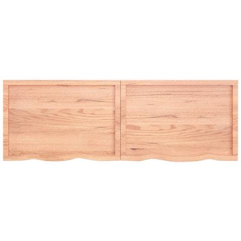 Piano Tavolo Marrone 180x60x (2-4) cm Rovere Massello Trattato - Foto 2