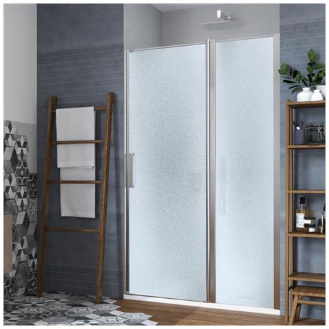 Porta Doccia Battente Stampata Con Anta Modulare *** Misure : 127-129xh195 Cm Stampato - Foto 1