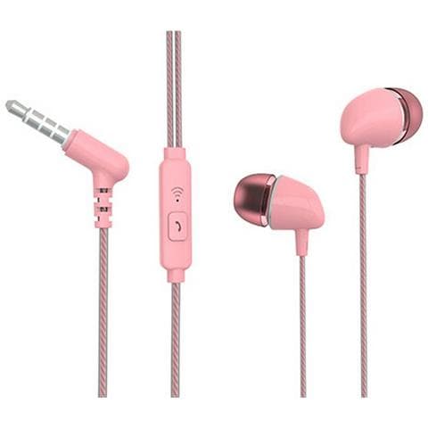 Auricolari Con Microfono Tm Electron Rosa - Foto 1