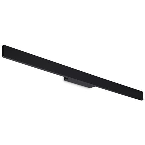 Applique Da Parete Contemporanea Linea Alluminio Nero Led 20w 3000k Ip54 - Foto 1