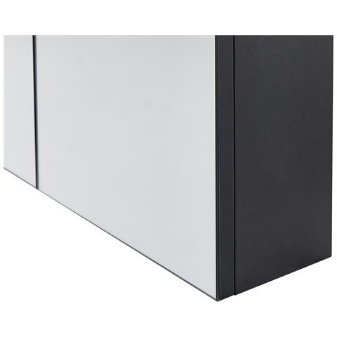 Armadio A Muro Per Specchio Da Bagno Navarra 60 Cm 60 Cm Nero - Foto 11