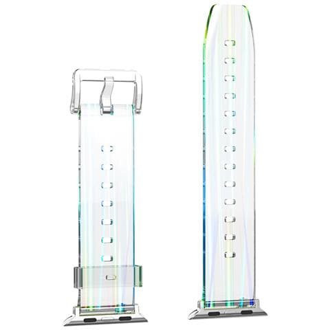 Cinturino Per Apple Watch 38/40/41mm In Tpu Traslucido, Trasparente - Foto 2