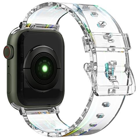 Cinturino Per Apple Watch 38/40/41mm In Tpu Traslucido, Trasparente - Foto 1