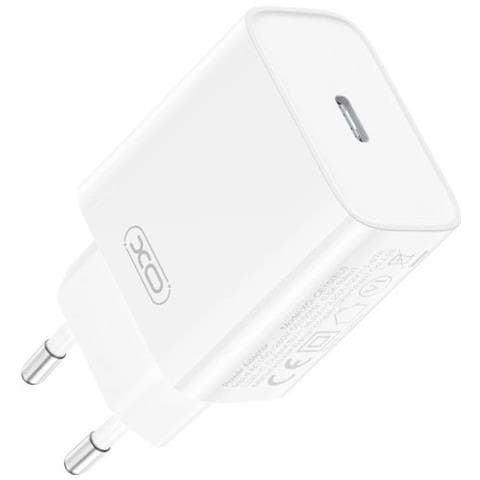 Caricabatterie Usb-c 20w Power Delivery Rapide, Bianco - Foto 1