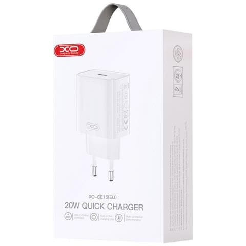 Caricabatterie Usb-c 20w Power Delivery Rapide, Bianco - Foto 3