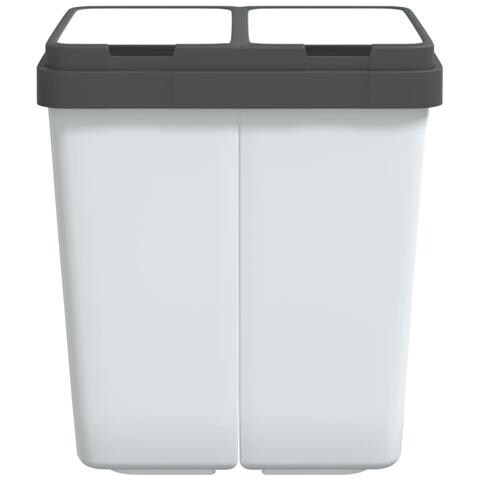 Cestino Doppio Bianco 2x25 L - Foto 3