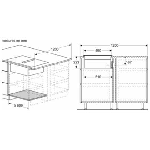 Piano Cottura V68TTX4L0 a induzione 3 Zone Cottura da 60 cm Colore Nero - Foto 8