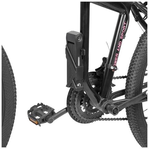 Lucchetto Per Bici Pieghevole Lucchetto Per Bici Pieghevole Antifurto Per Carichi Pesanti - Foto 4
