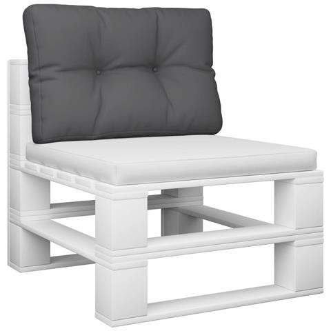Cuscino Per Pallet Antracite 60x40x12 Cm In Tessuto - Foto 3