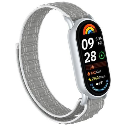Cinturino Sportivo In Nylon Traspirante Xiaomi Mi Band 9 Grey - Foto 1