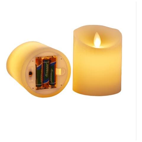 Luce A Candela A Led, Candele Senza Fiamma Con Sfarfallio Realistico, A Batteria M - Foto 1